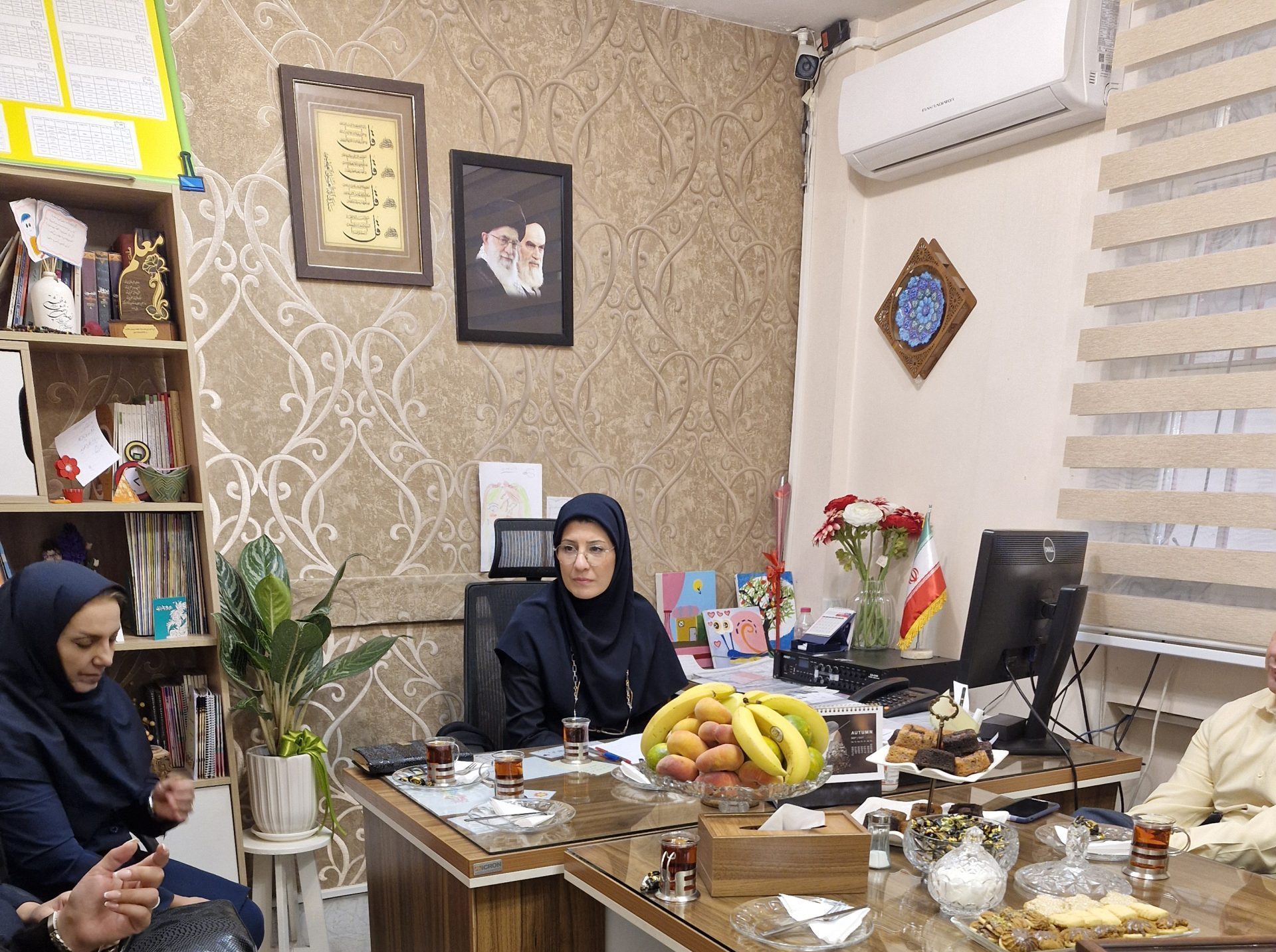 تعامل با اولیا - دبستان دخترانه دوره دوم منان